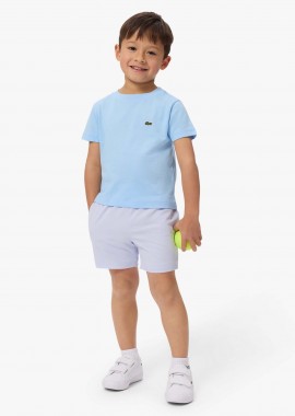 LACOSTE - Lacoste παιδικό σορτς Ultra Dry με λογότυπο - GJ0822 Σιελ
