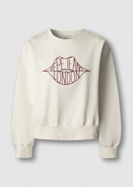 PEPE JEANS - Pepe Jeans γυναικεία μπλούζα φούτερ με logo print