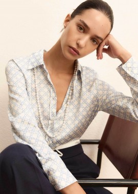 EMME - Emme by Marella γυναικείο πουκάμισο με all-over print