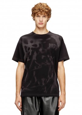 DIESEL - Diesel ανδρικό T-shirt με all-over print και λογότυπο Regular Fit