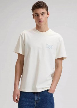 LEE - Lee® ανδρικό T-shirt με λογότυπο και print στο πίσω μέρος Relaxed Fit