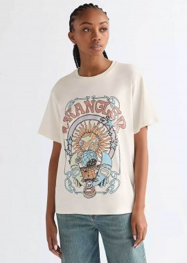 WRANGLER - Wrangler® γυναικείο T-shirt με graphic logo print Relaxed Fit