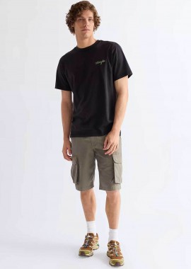 WRANGLER - Wrangler® ανδρική βερμούδα cargo Regular Fit - 112377865 Λαδί