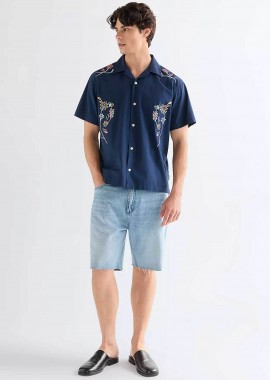 WRANGLER - Wrangler® ανδρική denim βερμούδα πεντάτσεπη Regular Fit