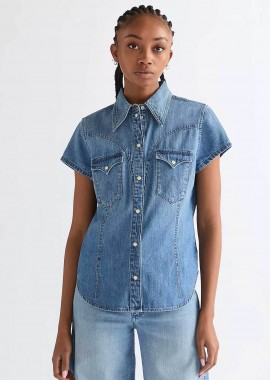 WRANGLER - Wrangler® γυναικείο denim πουκάμισο Slim Fit