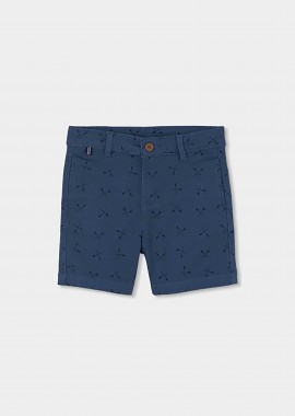BOBOLI - Boboli παιδική βερμούδα με all-over print - 843061 Σκούρο Μπλε