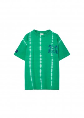 BOBOLI - Boboli παιδικό Τ-shirt με tie dye σχέδιο - 613033 Πράσινο