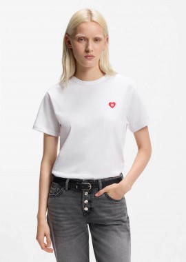 HUGO - Hugo Boss γυναικείο T-shirt βαμβακερό με λογότυπο