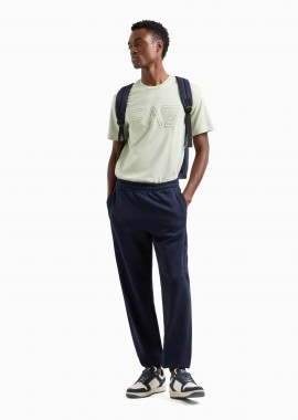 EA7 - EA7 ανδρικό παντελόνι φόρμας jogger - 7M000154AF10432 Μπλε Σκούρο