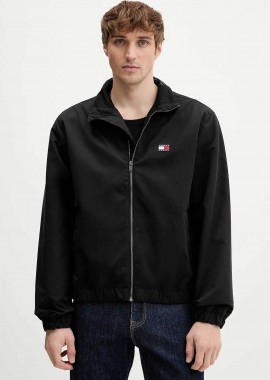 TOMMY JEANS - Tommy Jeans ανδρικό μπουφάν με λογότυπο Regular Fit - DM0DM22720 Μαύρο