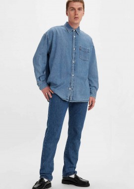 LEVI'S - Levi's® ανδρικό τζιν παντελόνι πεντάτσεπο Stonewash Straight Fit