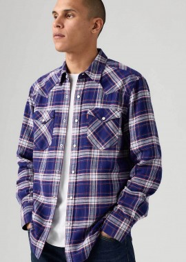 LEVI'S - Levi's® ανδρικό πουκάμισο με καρό σχέδιο και τσέπες Standard Fit