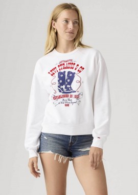 LEVI'S - Levi's® γυναικεία μπλούζα φούτερ με print Relaxed Fit