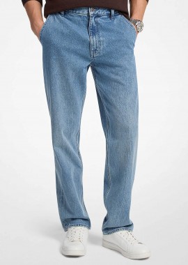 MICHAEL KORS - Michael Kors ανδρικό τζιν παντελόνι Straight Fit - CS5900KHP3 Denim Blue