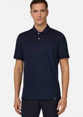 BOGGI MILANO - Boggi Milano ανδρική πόλο μπλούζα μονόχρωμη Regular Fit