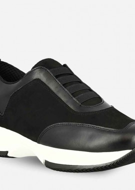 PAREX - Γυναικεία Δερμάτινα Sneakers Parex 10724001