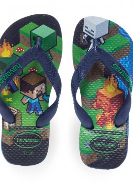 HAVAIANAS - Παιδικές Σαγιονάρες Θαλάσσης Havaianas Minecraft 4145125 0555
