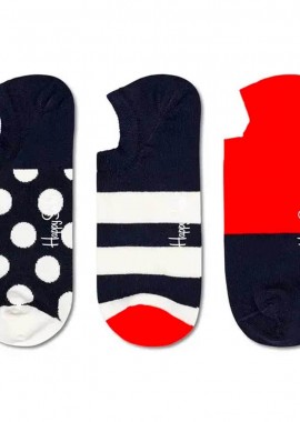 HAPPY SOCKS - Ανδρικές Κάλτσες Κάλτσες Σετ Των 3 Happy Socks Bdo39-6500
