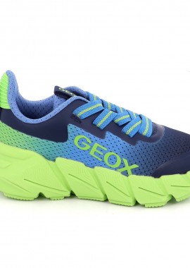 GEOX - Παιδικό Αθλητικό Παπούτσι για Αγόρι Geox Flexyper Fast Ανατομικό Χρώματος Πολύχρωμο J46N1A 02A9J C4378