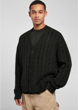 Urban Classics - Πλεκτή Ζακέτα Boxy UC TB5511 Urban Classics Black