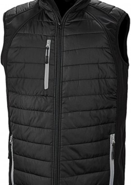 Result - Ανδρικό Αμάνικο Μπουφάν Softshell R238X Result Black/Grey