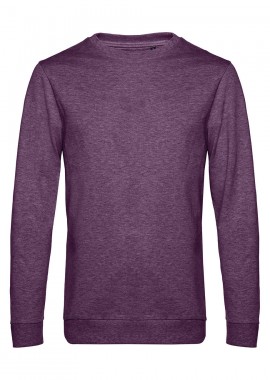 B & C - Φούτερ Crewneck Set In WU01W B & C Unisex Heather Purple
