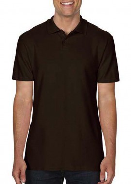Gildan - Ανδρική Μπλούζα Polo 64800 Gildan Softstyle Πικέ Dark Chocolate