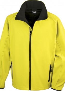 Result - Ανδρικό Μπουφάν Softshell R231M Result Core Yellow/Black