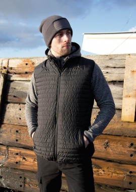 Result - Ανδρικό Μπουφάν Γιλέκο R239X Result Thermoquilt Grey/Black