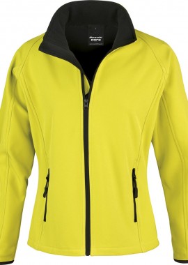 Result - Γυναικείο Μπουφάν Softshell R231F Result Core Yellow/Black
