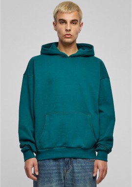 BYB - Ανδρικό Φούτερ με Κουκούλα Ultra Heavy Cotton Box BY162 Build Your Brand Retro Green