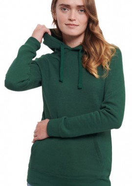 Russell - Γυναικείο Φούτερ με Κουκούλα R-265F-0 Russell Authentic Bottle Green