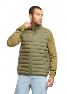 Urban Classics - Ανδρικό Αμάνικο Μπουφάν Basic Light Weigh Vest TB7011-03307 Urban Classics darkolive