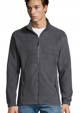 SOLS - Ανδρική Ζακέτα Fleece 55000 SOL'S North Grey Melange