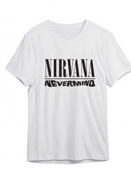 Rock Avenue - T-Shirt Nirvana Nevermind Rock Avenue White
