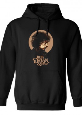 Rock Avenue - Hoodie Bob Dylan Art Design Rock Avenue Black