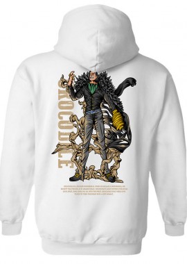Pop Culture - Hoodie One Piece Crocodile Pop Culture White