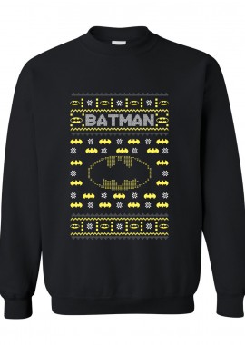 Pop Culture - Χριστουγεννιάτικο Ugly Sweater Batman Pop Culture Black
