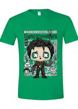 Pop Culture - T-Shirt Edward Scissorhands Pop Culture Irish Green