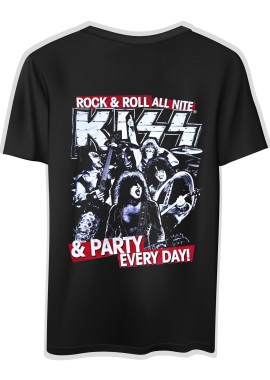 Pop Culture - T-Shirt Kiss Pop Culture Black