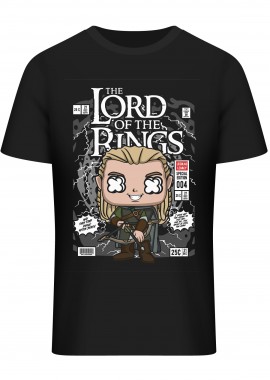 Pop Culture - T-Shirt Legolas Lord Of The Rings Pop Culture Black