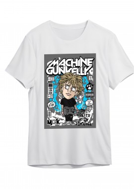 Pop Culture - T-Shirt Machine Gun Kelly Pop Culture White