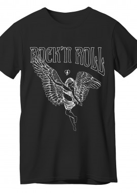 Pop Culture - T-Shirt Rock n Roll Pop Culture Black