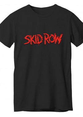 Rock Avenue - T-Shirt Skid Row Band Name Logo Rock Avenue Black