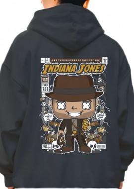 Pop Culture - Hoodie Indiana Jones Pop Culture Black