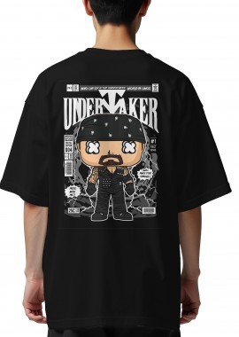 Pop Culture - Oversized T-Shirt Undertaker Pop Culture Black