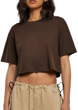 Urban Classics - Γυναικείο T-shirt TB1555-00075 Urban Classics Short Oversized Brown