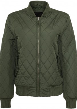 Urban Classics - Γυναικείο Μπουφάν Diamond Quilt Nylon TB806 Urban Classics Olive