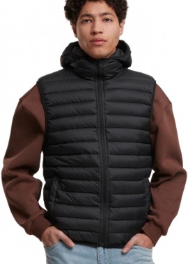 Urban Classics - Αμανικό Μπουφάν με Κουκούλα TB8020-00007 Urban Classics Black Black