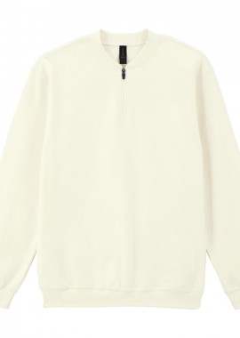 Gildan - Φούτερ με Φερμουάρ 1/4 SF008 Gildan Softstyle Midweight Fleece Off White